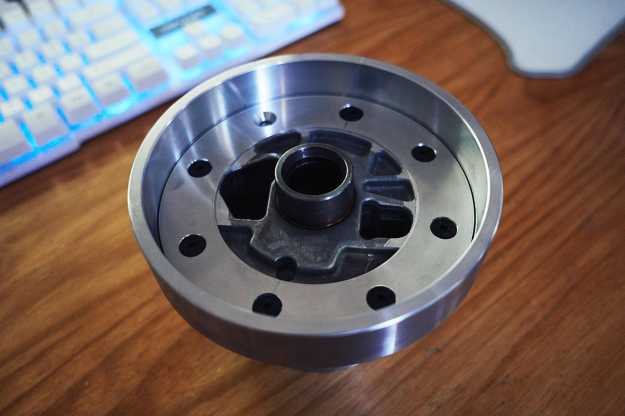 Factory steering wheel core attachment